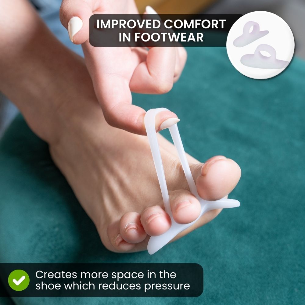 HF Hammer Toe Gel Pad - For Toe Alignment & Pain Relief