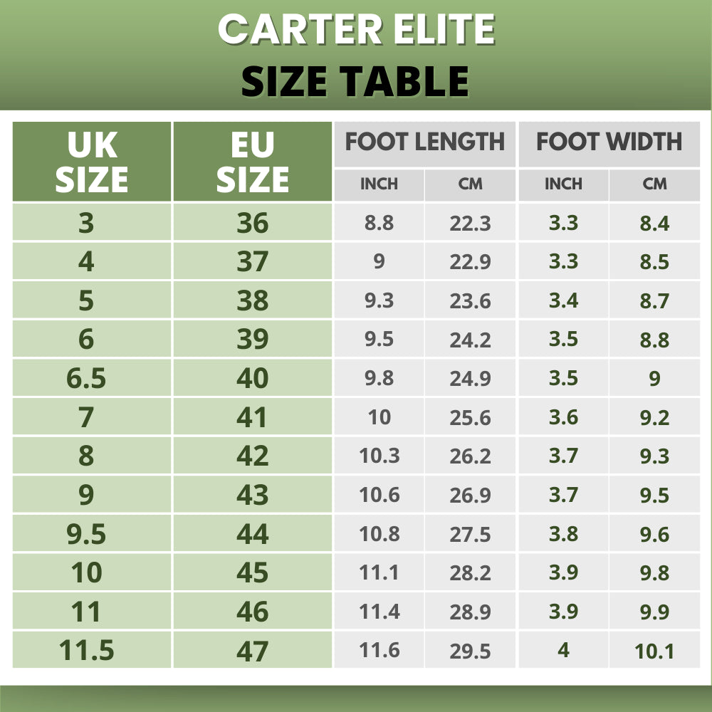 Carter Elite - Chaussure pieds nus d'hiver antidérapante et universelle