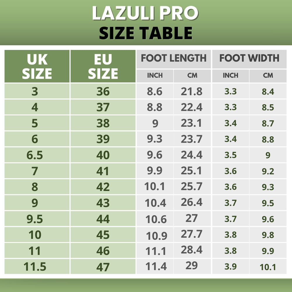 Lazuli Pro - Des pieds plus sains et confortables avec des chaussures pieds nus (Unisexe) (BOGO)